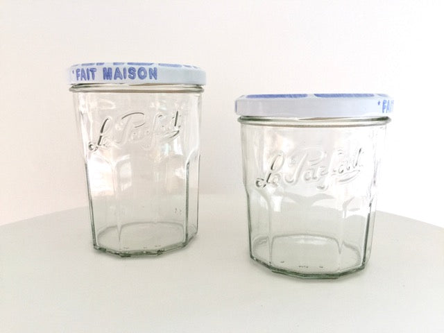 french le parfait jam jar with printed homemade lid for pantry storage and gifting homemade jam