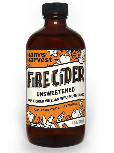 Hany's Harvest natural and small batch Original Unsweetened Fire Cider
