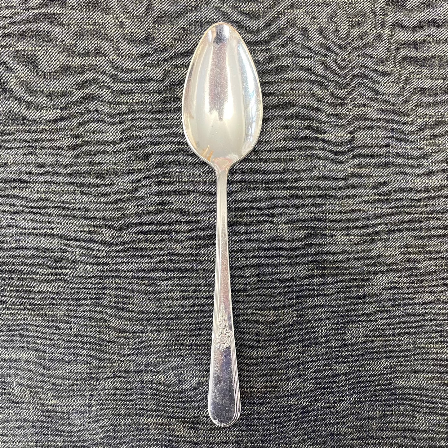 antique silver plate spoon 