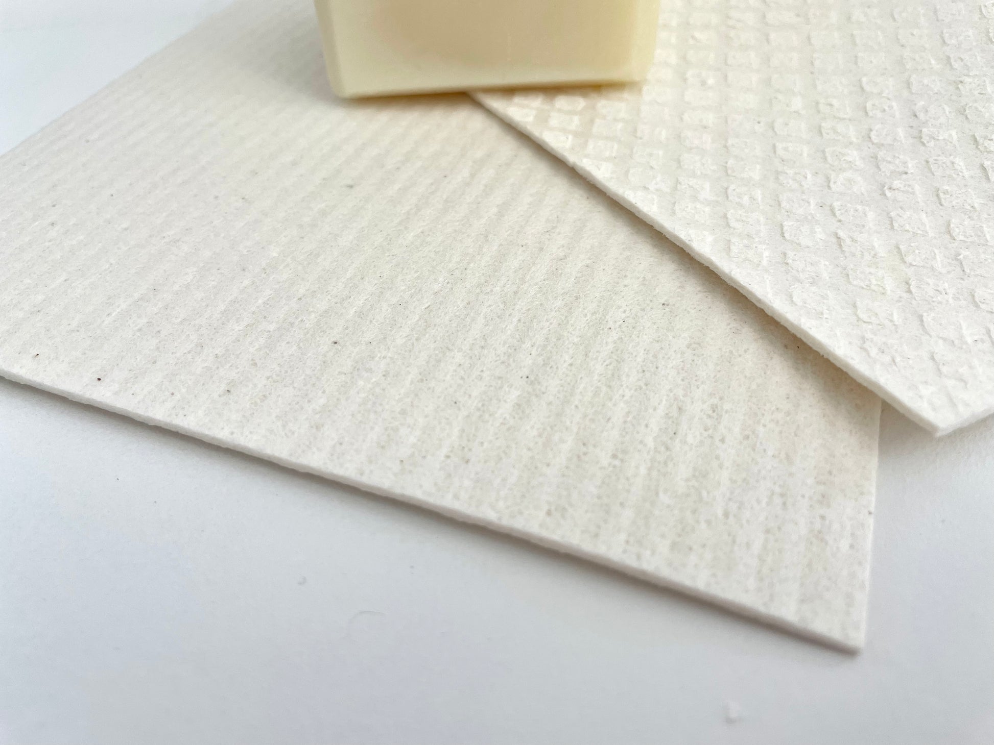 Eco Friendly Package of Five White Blank Swedish Dish Cloths Cleaning Dish  Cloths Swedish Sweden Dish Washer Cloths 
