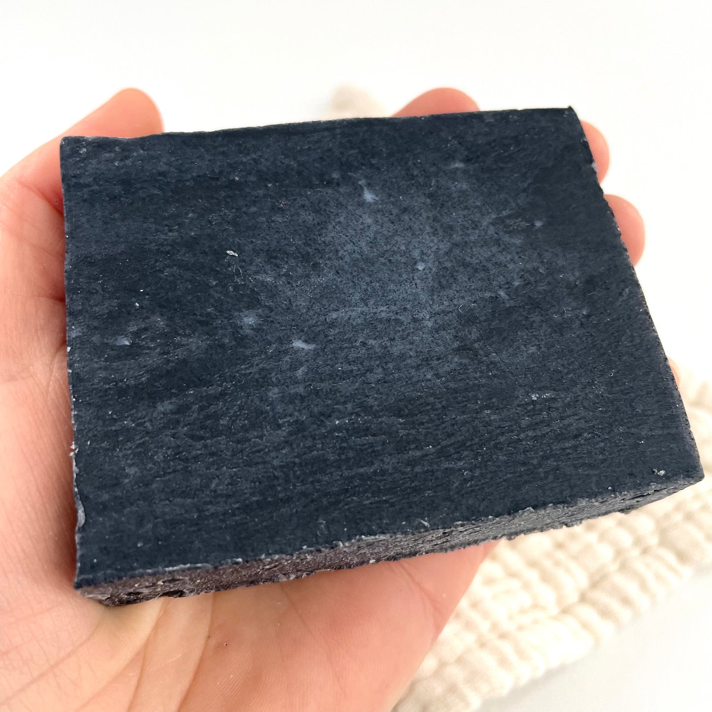 activated charcoal hand poured soap bar