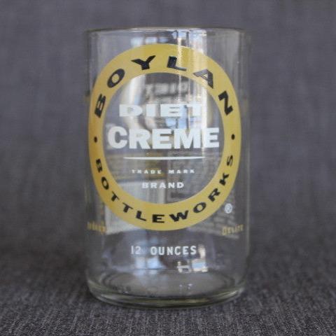 Boylan diet creme soda recycled bottle tumbler drinking glass