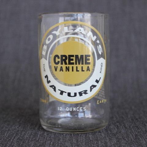 Boylan vanilla creme soda recycled bottle tumbler drinking glass