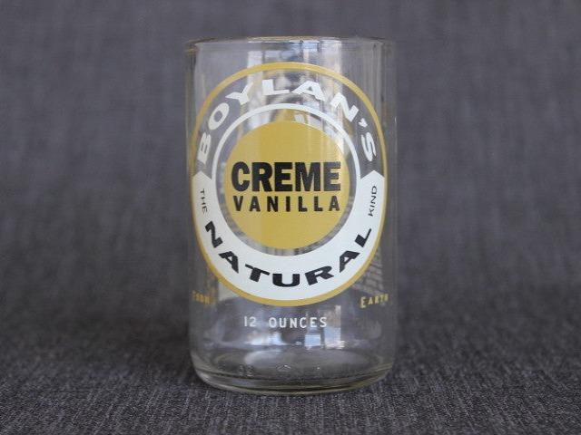 Boylan vanilla creme soda recycled bottle tumbler drinking glass