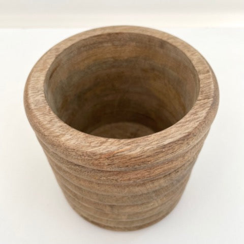 mango wood hand turned wood lidded kitchen pantry storage canisters