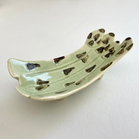 handmade asparagus mini dish for appetizers of ring dish