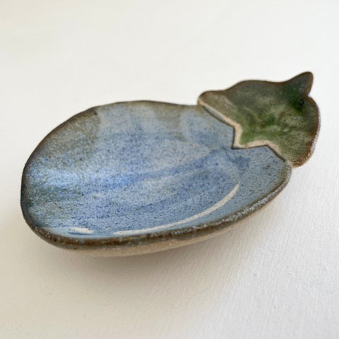 handmade eggplant mini dish for appetizers of ring dish