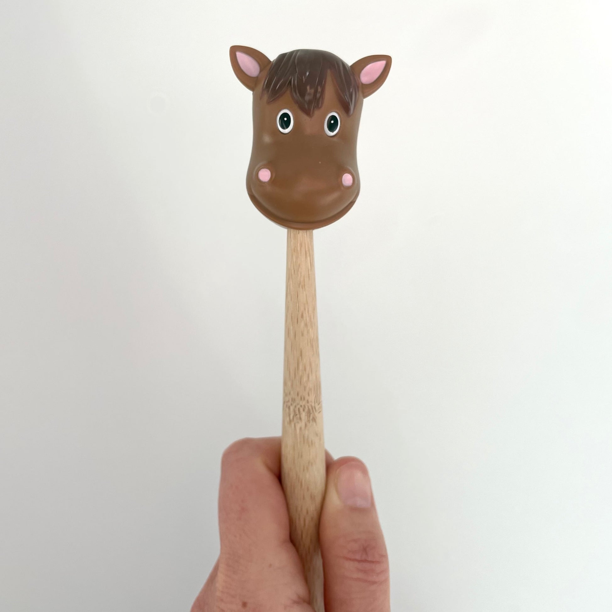 kids animal horse travel toothbrush holder 