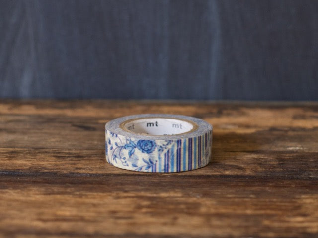 MT Brand blue patchwork Japanese masking tape rolls