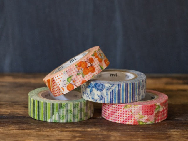 MT Brand patchwork Japanese masking tape rolls