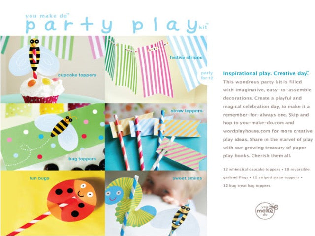 do it yourself party kit for a bug Summer theme