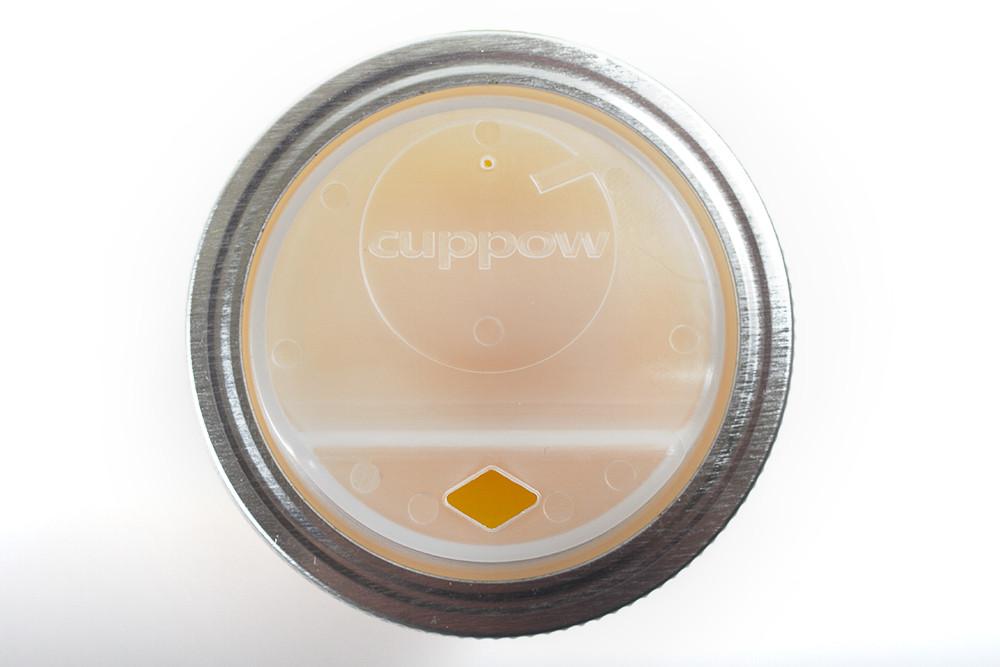 eco Cuppow mason jar drink lids in standard and wide mouth sizes