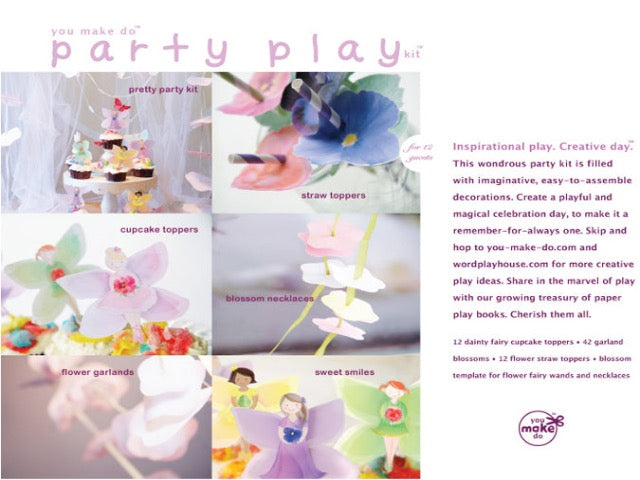 do it yourself party kit for a fairy blossom theme