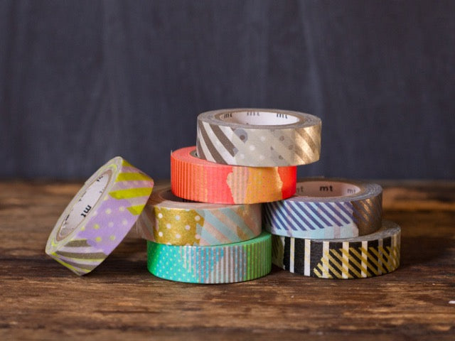 MT Brand patches Japanese masking tape rolls